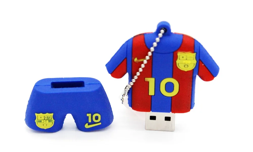 JASTER Messi трикотажная футболка Джерси usb флешка Флешка 4 ГБ 8 ГБ 16 ГБ 32 ГБ 64 ГБ спортивный диск памяти