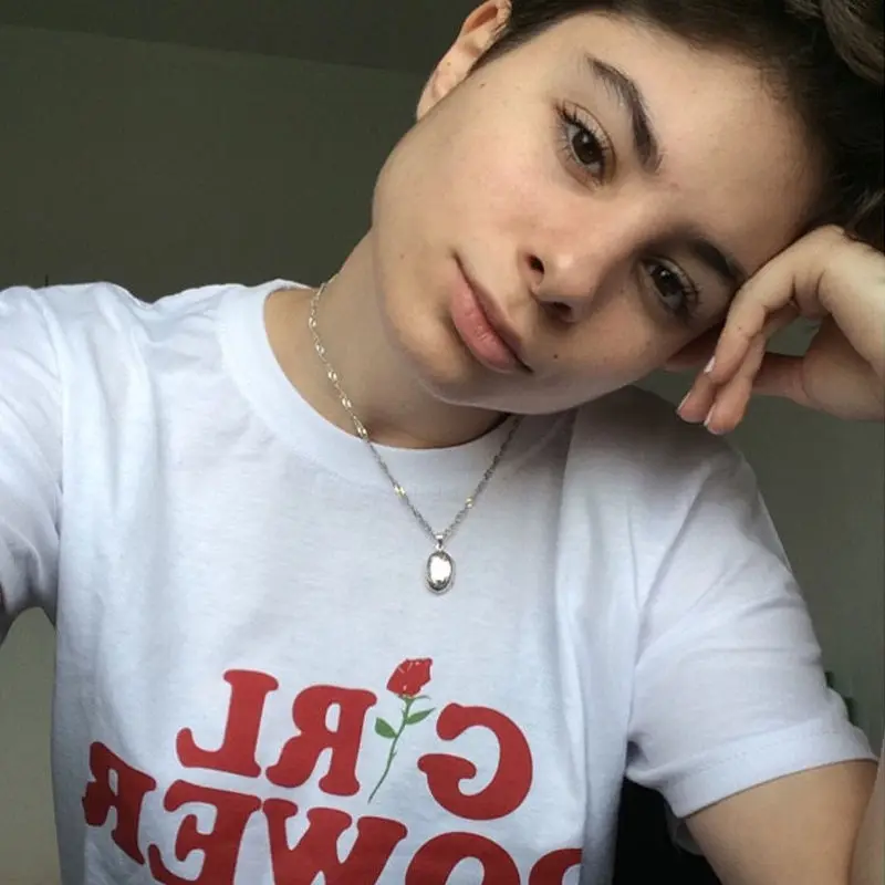 Футболка с короткими рукавами для девочек модная футболка унисекс надписью Tumblr