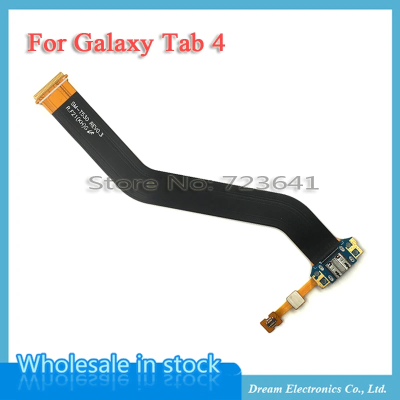 Разъем зарядного порта USB MXHOBIC 5 шт./лот гибкий ленточный кабель для Samsung Galaxy Tab 4 7. 0