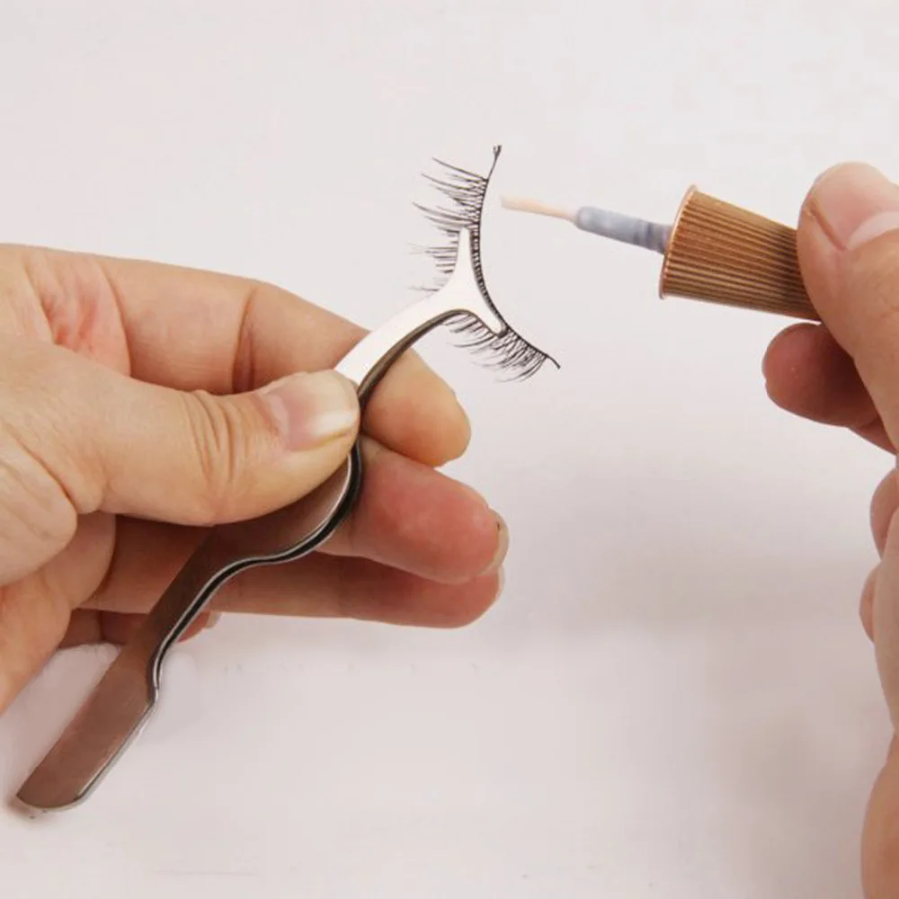 Накладные ресницы Пинцет для завивки ресниц зажим наращивания аппликатор