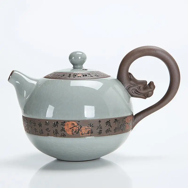 Оптовая продажа китайский керамический буддистский чайный набор Gaiwan чайные