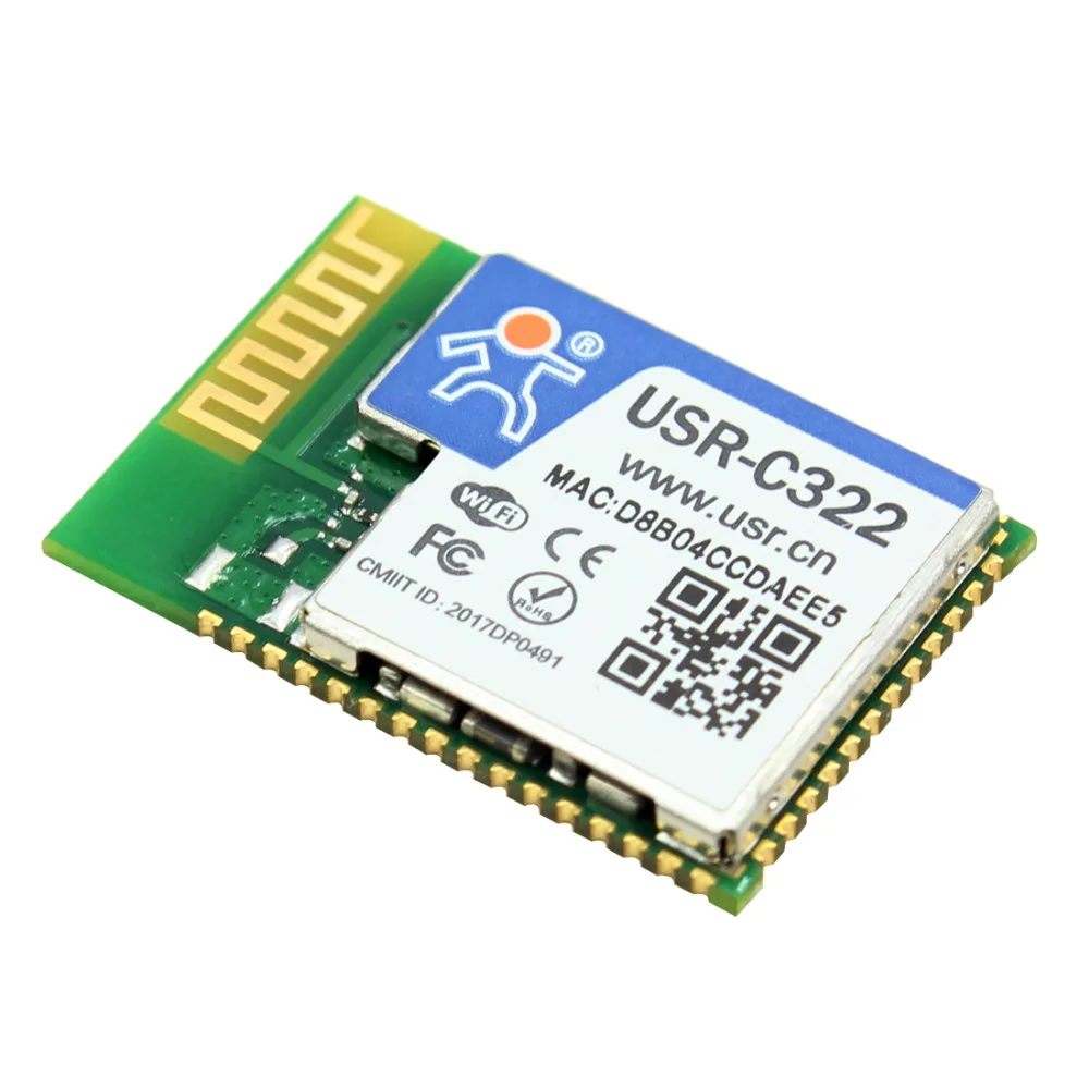 Q13432 USR C322 промышленный маломощный Серийный Модуль UART для Wi Fi с чипом TI CC3200|uart|uart