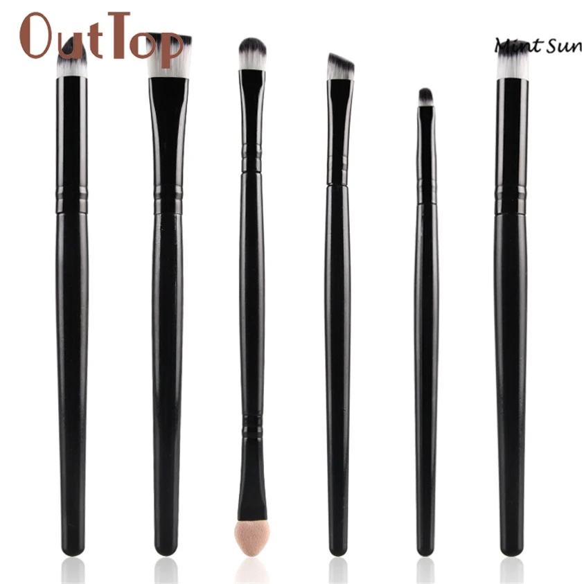 6 брендовых кистей для макияжа набор теней косметические кисти губ Maquiagem O0412 |