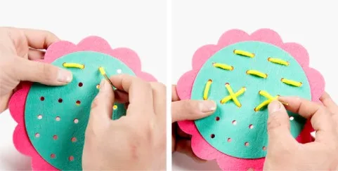 Обучение детский сад Руководство DIY плетение ткани детские развивающие Игрушки для раннего обучения Монтессори учебные материалы Математические Игрушки