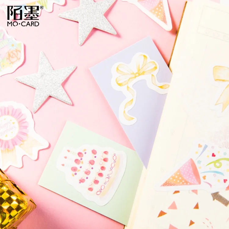 

45pcs/1pack Kawaii Stationery Stickers Sweet party Diary Planner Decorative Mobile Stickers Scrapbooking DIY Craft Stickers