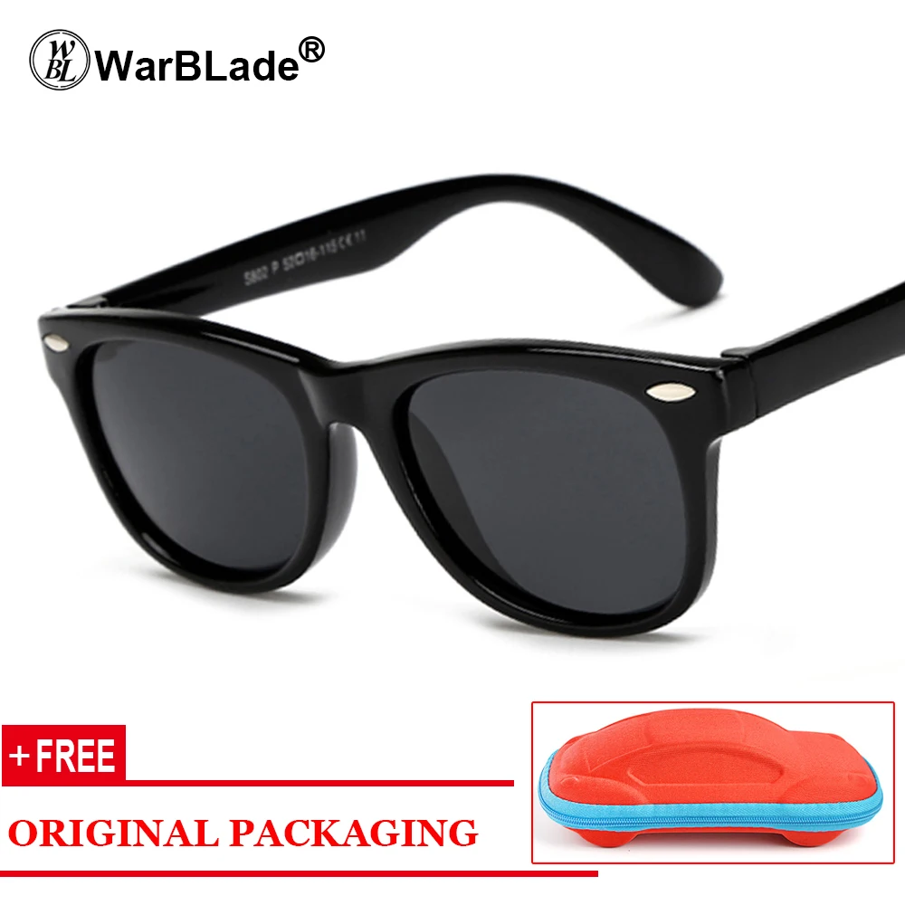 

Kids Boys TR90 Unbreakable Polarized Sunglasses Children Girls Safety Polaroid Mirror Sun Glasses Sport oculos With Case UV400