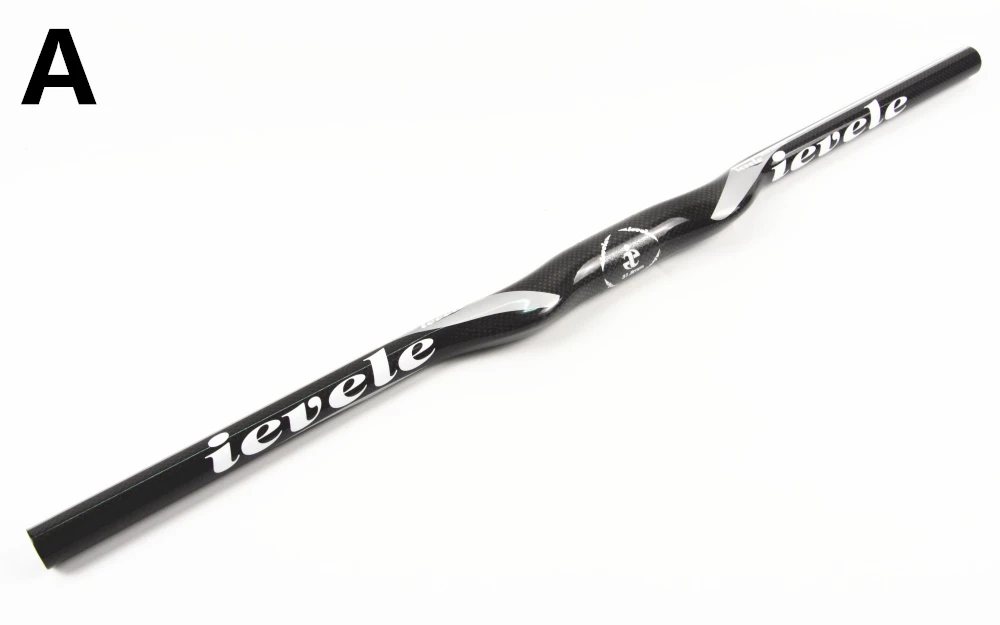 Плоский горизонтальный руль для горного велосипеда 3K из углеродного волокна 25 4/31