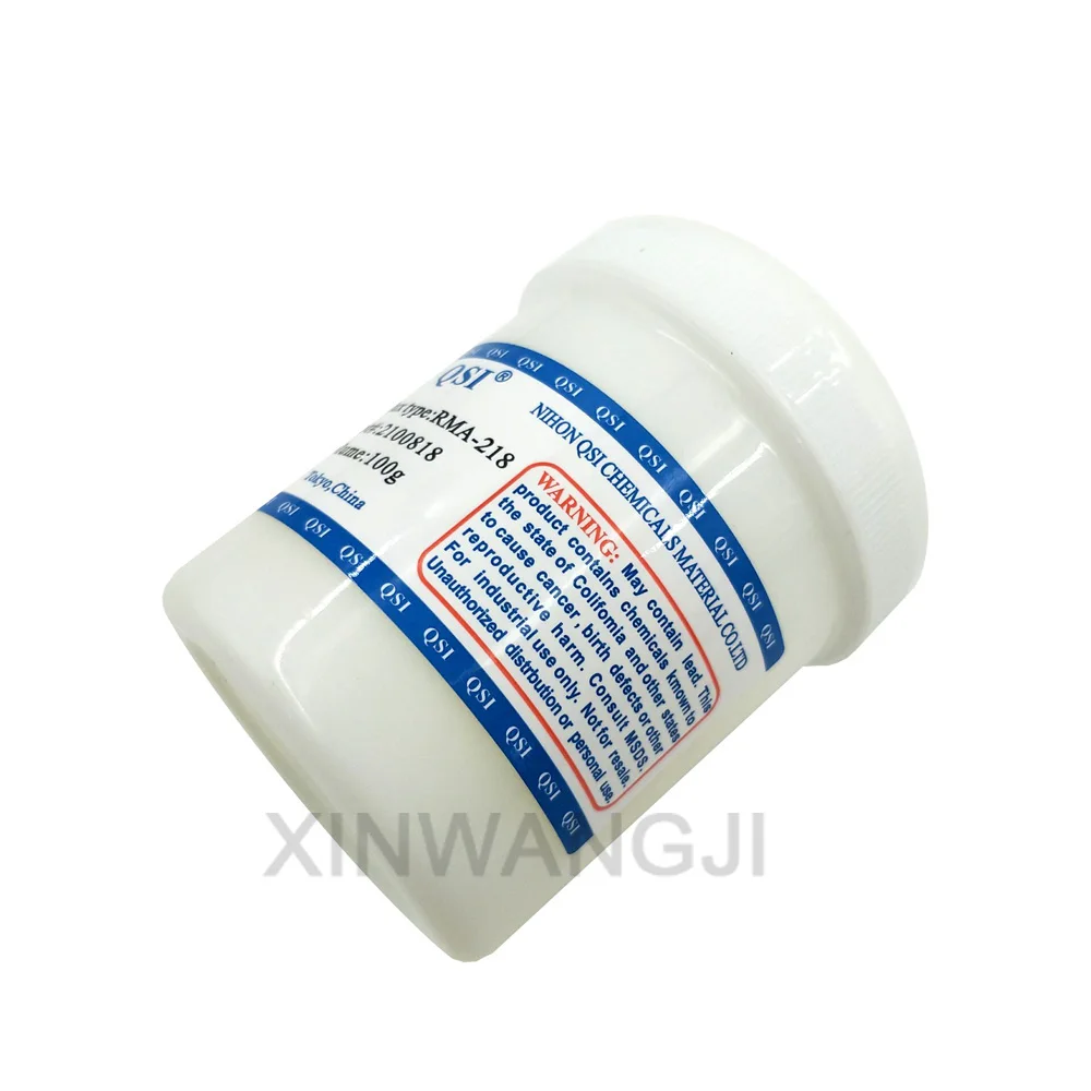 100 г RMA-218 No-Clean BGA пастообразный припой флюса для SMT реболлинга ремонт печатных плат паяльная паста Флюс