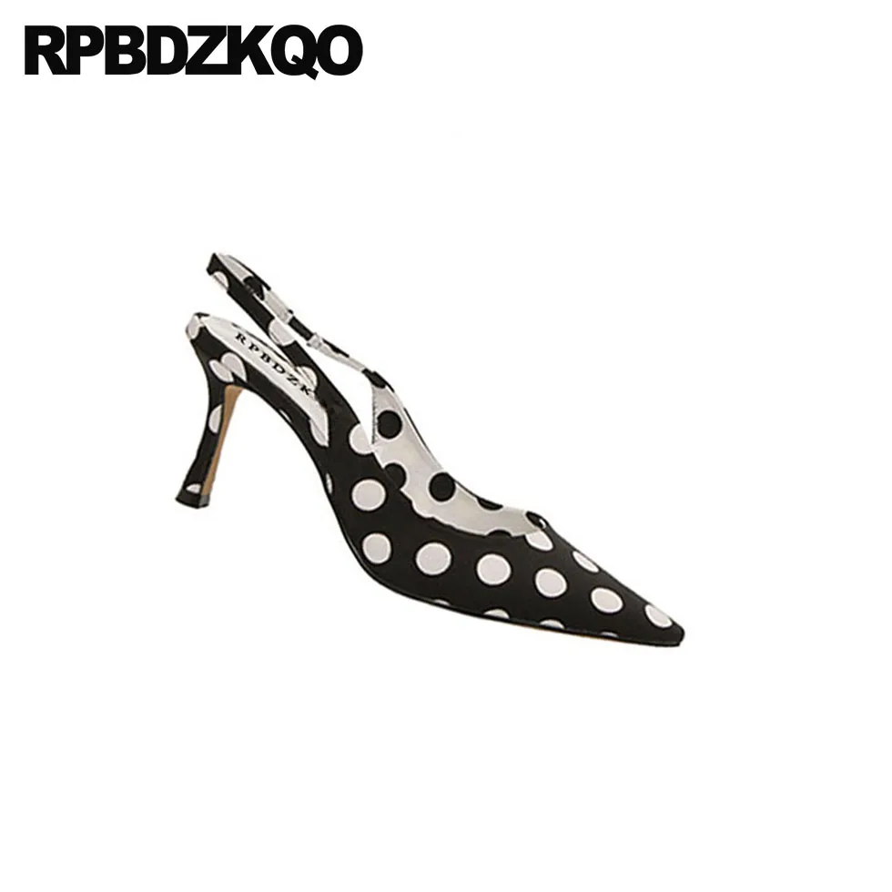 сандалии мода 2018 Slingback высокие каблуки дизайнер 3 дюймовый сатин Scarpin насосы