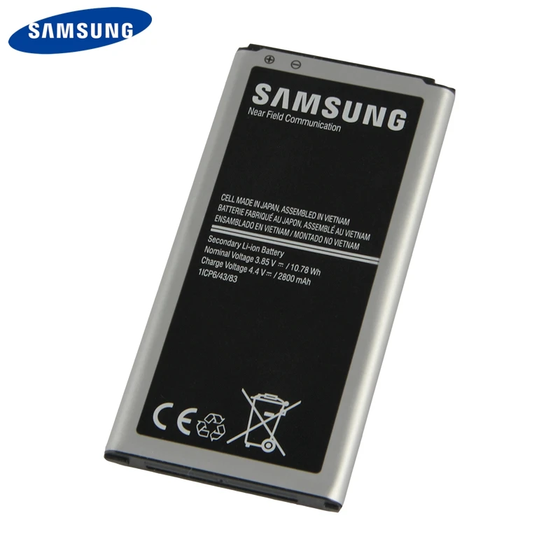 Оригинальная Аккумуляторная батарея Samsung аккумулятор для Galaxy S5 Neo с NFC 4 контакта