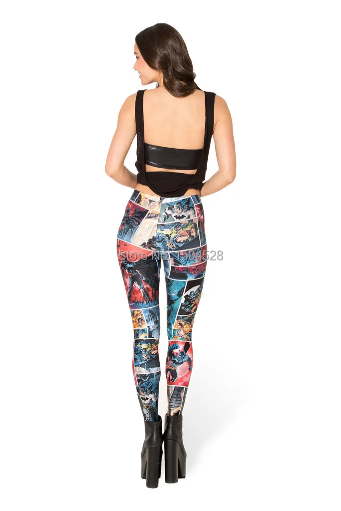 Женские леггинсы со средней талией повседневные облегающие с 3d рисунком летучая