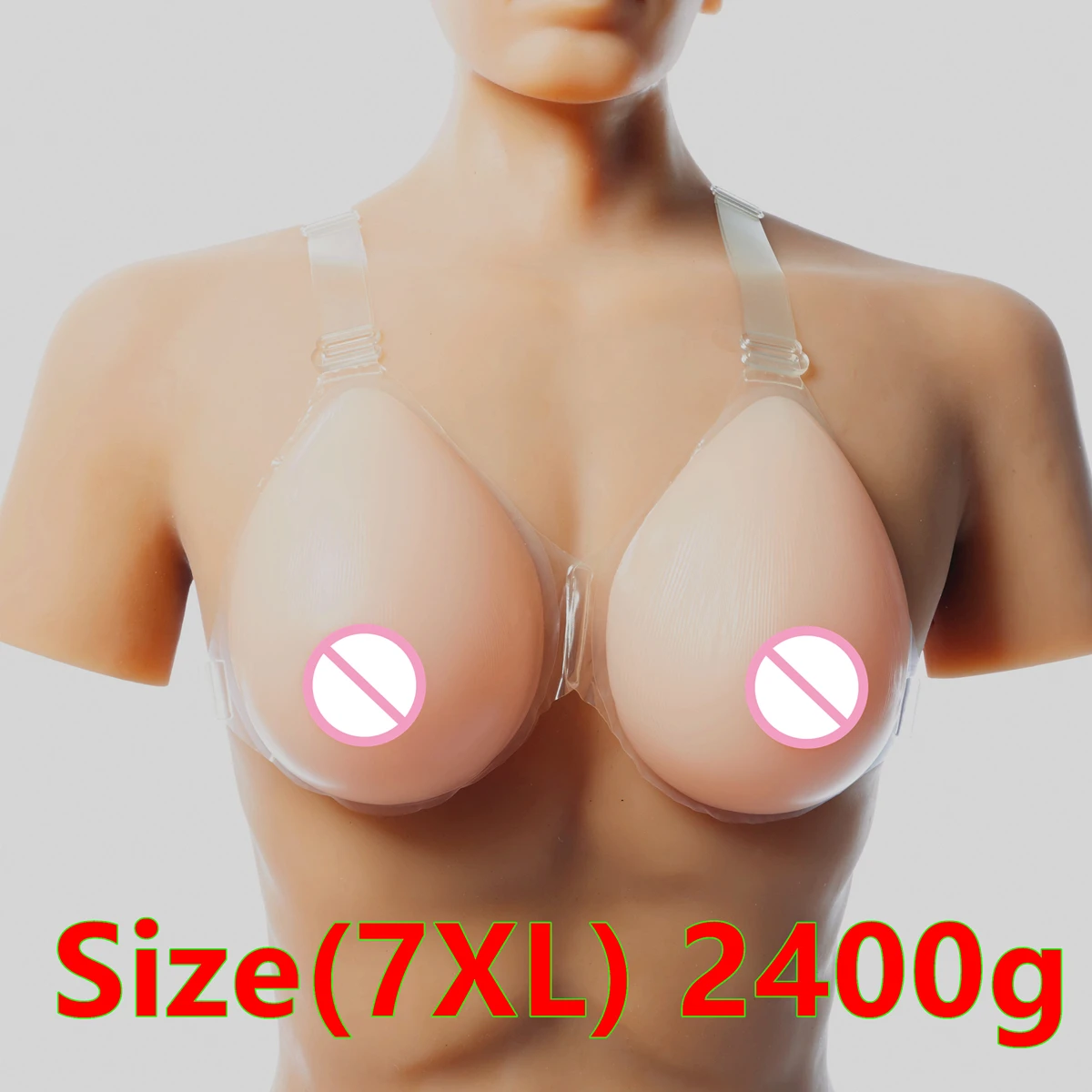 

Silicone Breast 2400g/pair Realistic Breast Forms Artificial Fake Breast Crossdresser Drag Queen Shemale Transgender Boobs