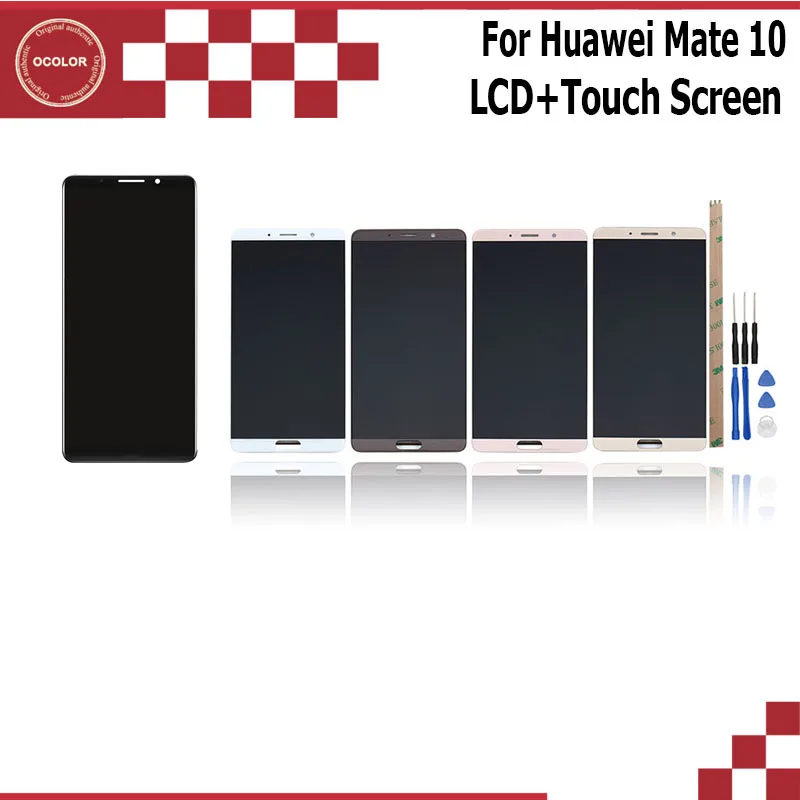 Цветной ЖК дисплей и сенсорный экран для huawei mate 10 5 9 дюйма мобильный телефон