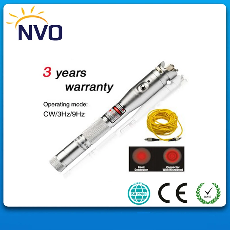 Новый дизайн 20 мВт Визуальный дефектоскоп Волоконно оптический лазерный кабель