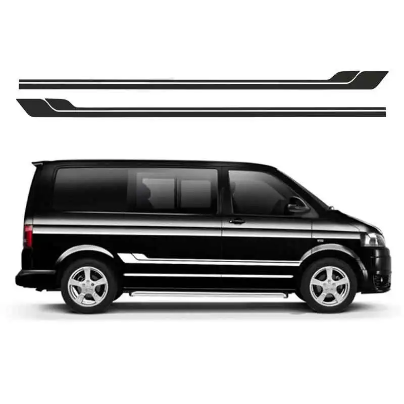 Наклейки с боковыми полосками транспортера T4 T5 Campervan Graphics 2 шт.|Наклейки на