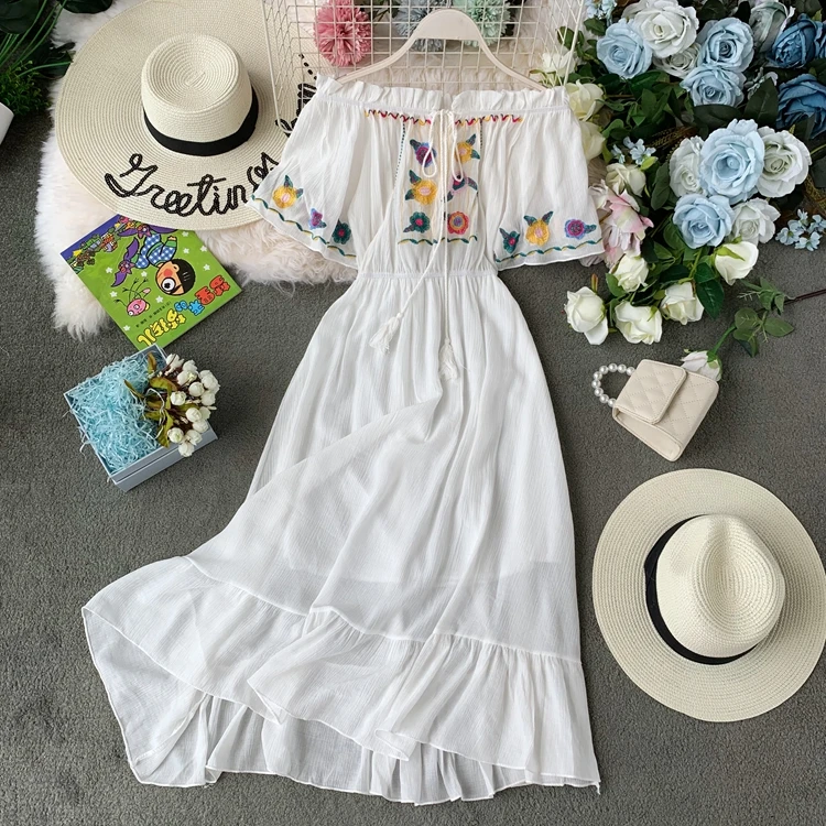 2019 новое летнее женское пляжное платье в стиле бохо сексуальное с коротким