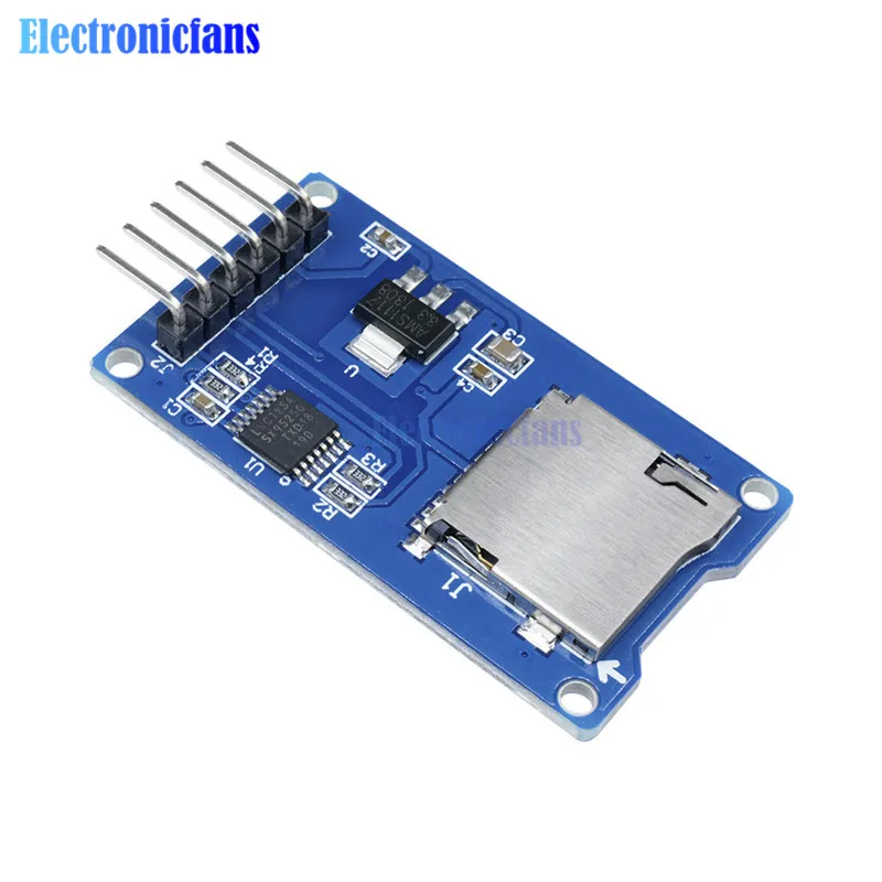 Карта памяти Micro SD Mciro щит модуля SD/TF 10 шт. SPI для Arduino Новинка|spi module|spi memorysd card module |