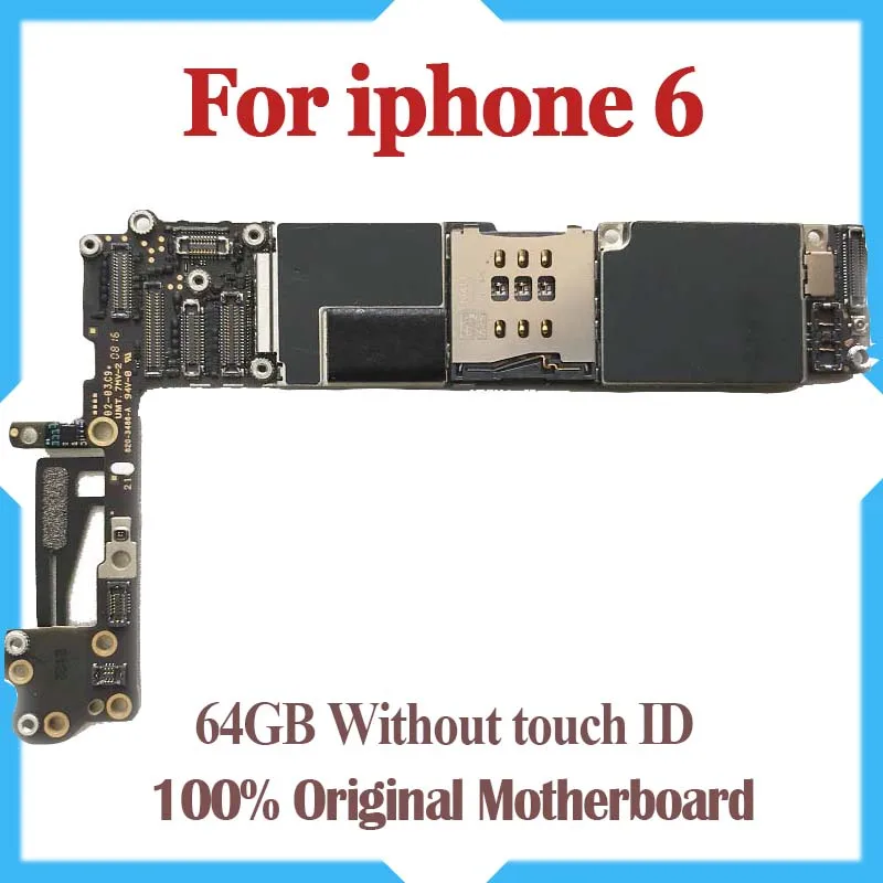 Материнская плата для iPhone 6 64 ГБ с чипами 100% оригинальная разблокированная