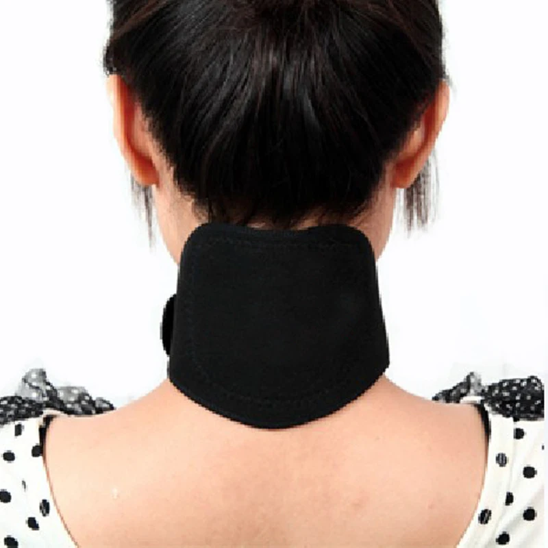 Турмалиновый самонагревающийся пояс для шеи массажер Магнитная терапия Подушка