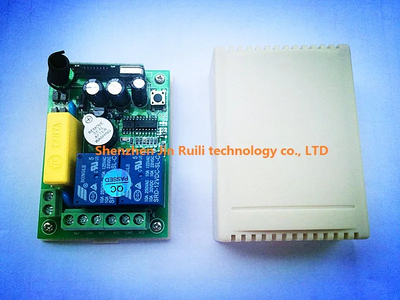 Переменный ток 220 В 2-канальный беспроводной пульт дистанционного управления