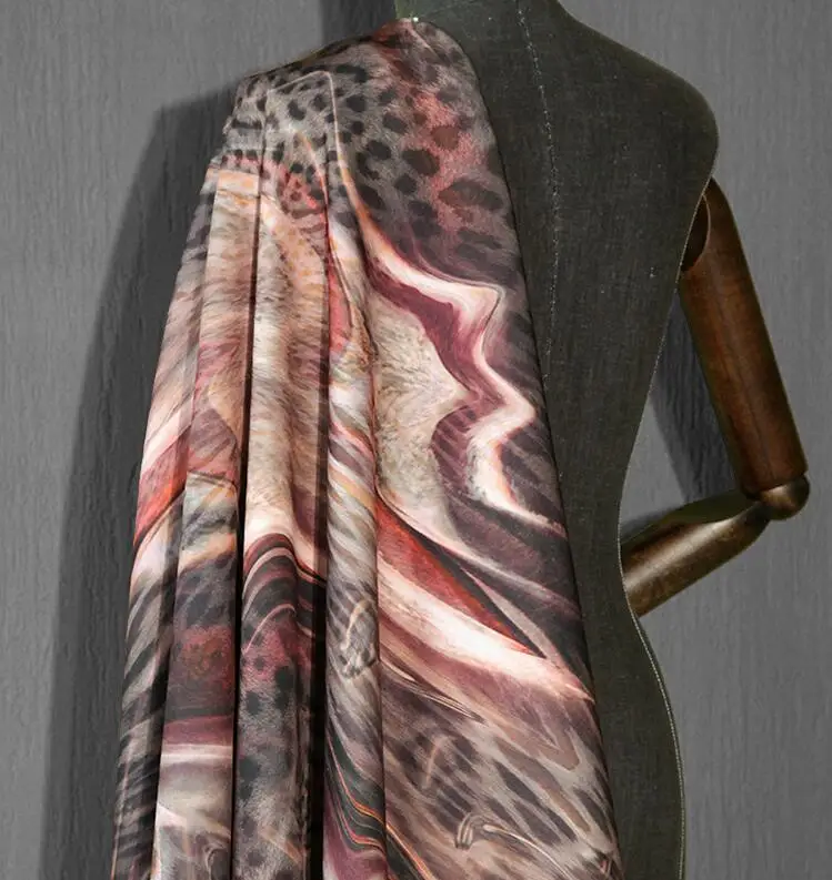 Новые итальянские цифровой печати полиэфирной ткани Текстиль метр принт