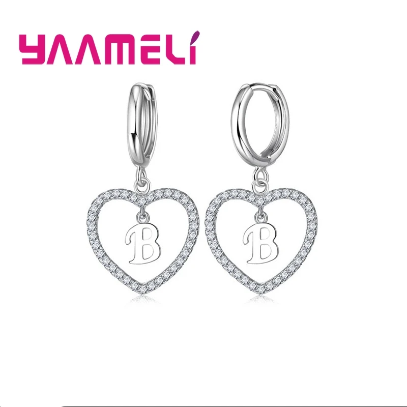 Серьги-капельки для женщин высококачественные серьги из серебра с кристаллами в