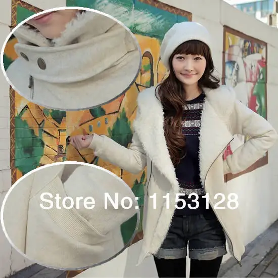 Women China Style Fashion Casual Cute Woolen Hooded Coats Jacket / Girl's Simple Cotton Velvet Knitted Thicken Tops/ A083 | Женская