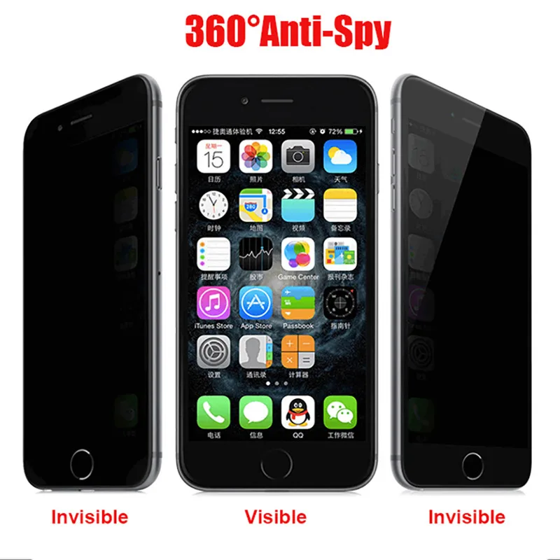 5 шт./лот 3D 9 H Full Cover взрывозащищенный Экран протектор для iPhone X 8