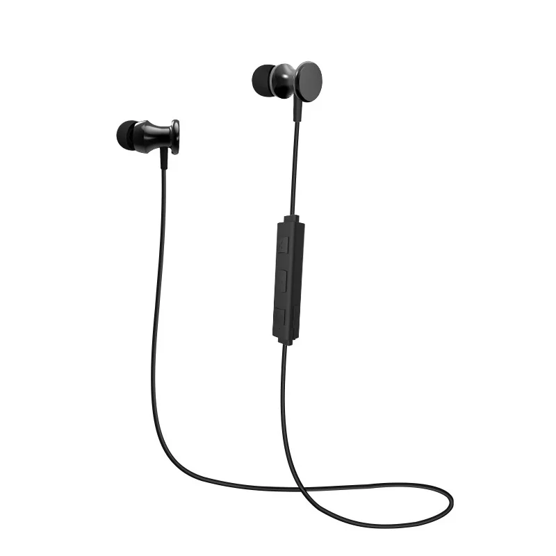 Черные спортивные наушники Bluetooth HiFi Беспроводной вкладыши синий зуб Наушники с