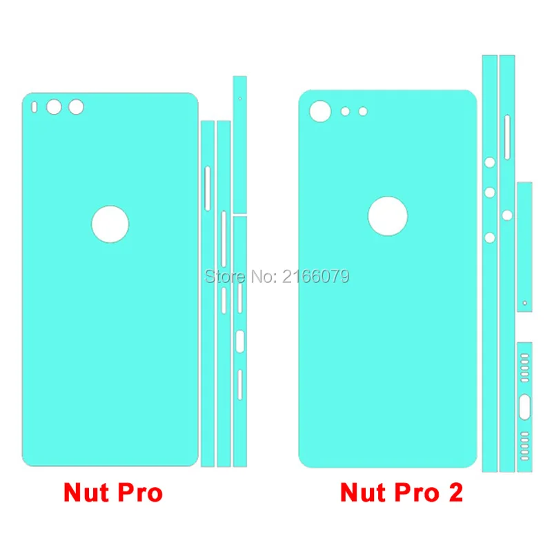 Для Smartisan Nut Pro 1/U1 Pro/Nut 2 Новинка 360 градусов наклейка на весь корпус 3D углеродное