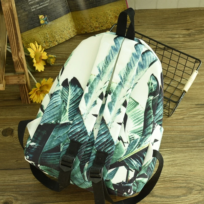 2019 Canvas Backpacks Female Fashion Girl School Bag Korean Kpop Ulzzang Schoolbags Backpack Banana Leaf Ryugak Feminine rugtas | Багаж и