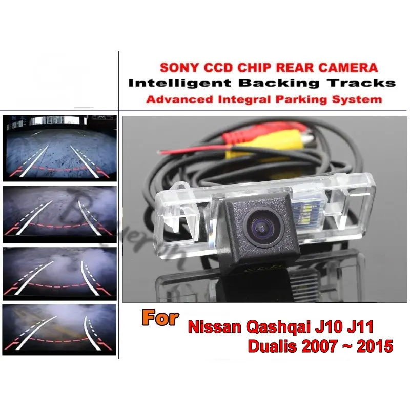 Автомобильная электронная камера заднего вида для Nissan Qashqai J10 J11 Dualis 2007 ~ 2015 лампа