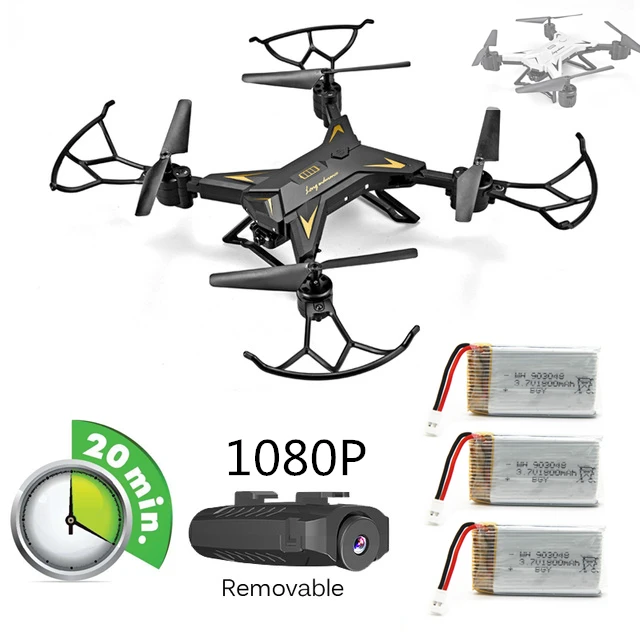 KY601S RC вертолет Drone с камерой HD 1080P WIFI FPV селфи Профессиональный складной