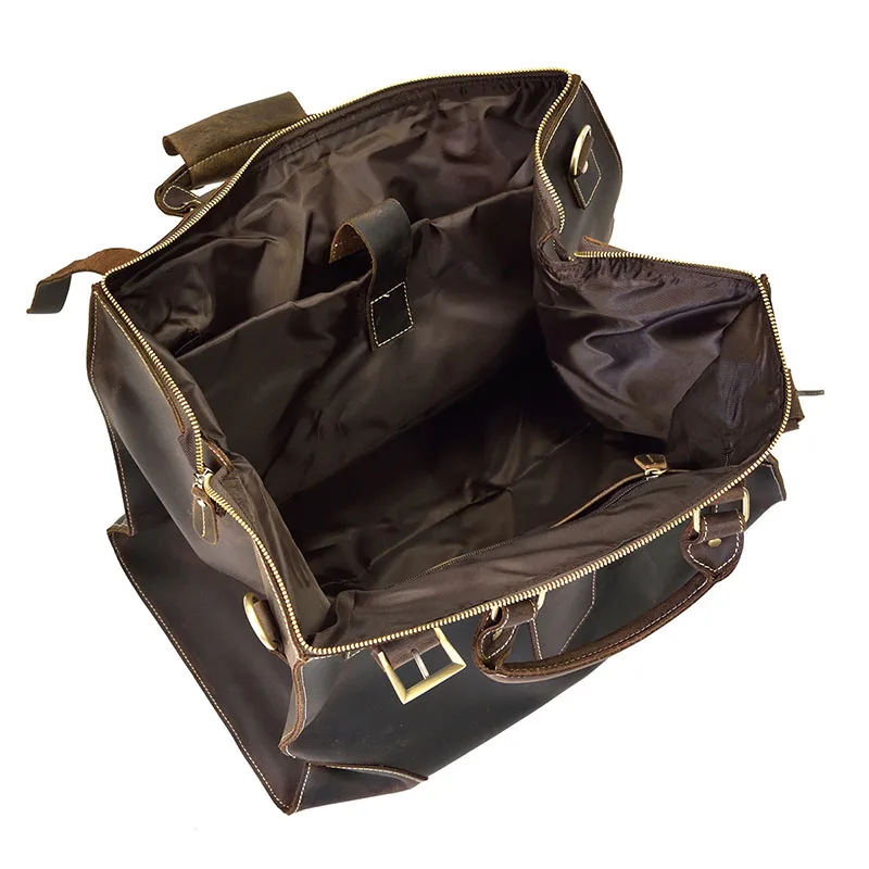 MAHEU Высокое качество Crazy Horse кожаная мужская дорожная сумка Grande прочная Мужская сумка из воловьей кожи