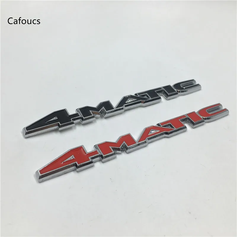 Cafoucs для MERCEDES 4 MATIC 4matic AWD металлический бампер багажник гриль эмблема лого деколью