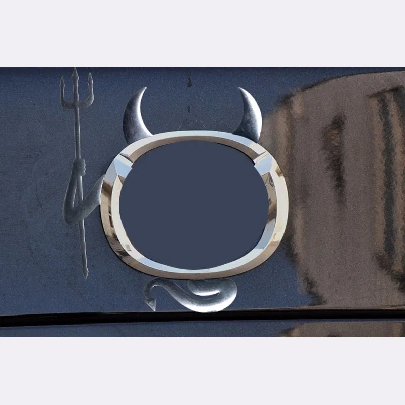 Автомобильный Стайлинг хромированная 3D наклейка дьявола на заказ наклейки