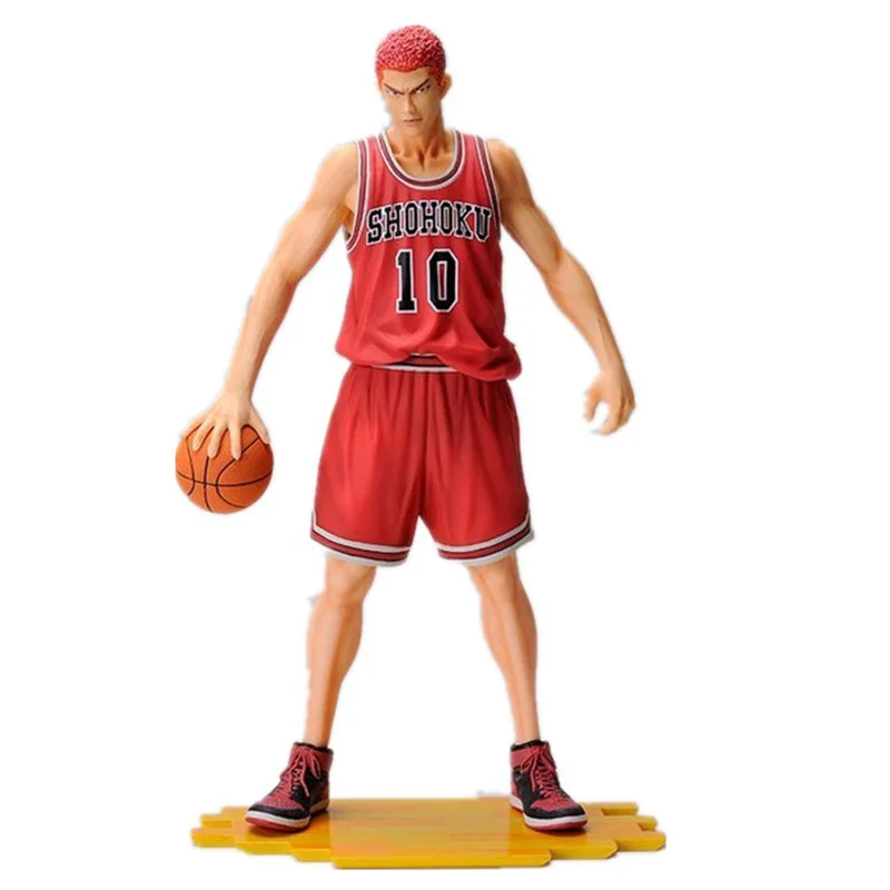 25 см аниме SLAM DUNK Sakuragi Hanamichi ПВХ Фигурки Rukawa Kaede Акаги Такенори Mitsui Hisashi
