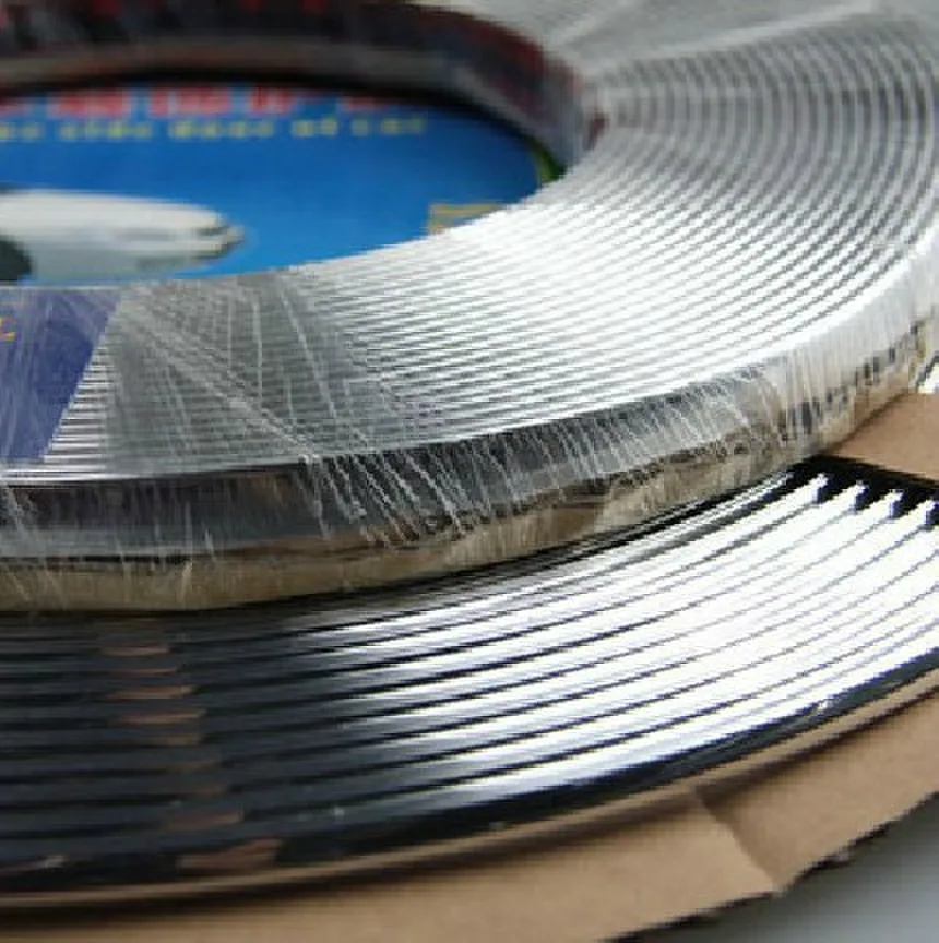 Клеевой клей 15 м хромированный серебристый в полоску ударопрочный|adhesive glue|glue