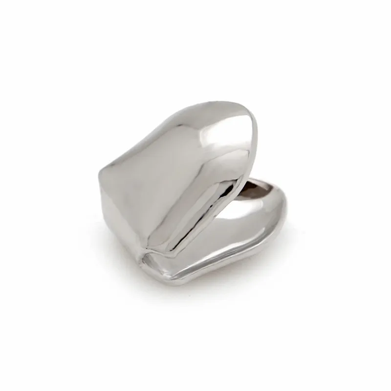 silver single В Стиле Хип-хоп, золотые зубные грили, верхние и нижние грили, зубные, в стиле панк, зубные шапки, косплей, вечерние, зубные грили, ювелирное изделие, подарок XHYT1001 - Окраска металла: silver single