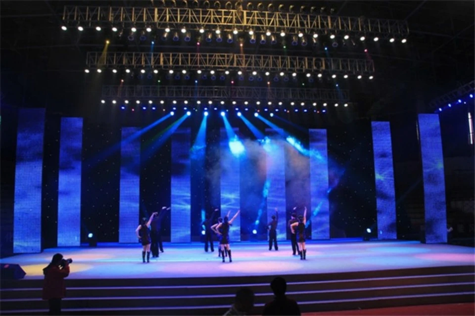 RGBW/RGBY 4x8M LED Star Curtain 360pcs SMD High-bright stage Cloth Fireproof Velour + Controller | Освещение