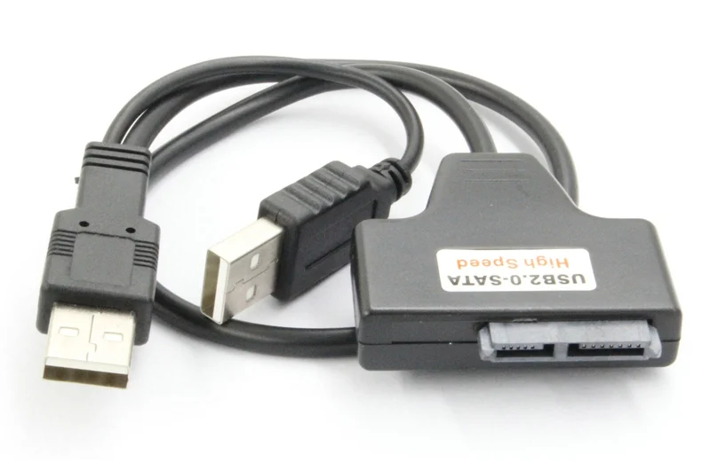 25 шт./лот USB 2 0 Тонкий SATA Slimline серия ATA 7 + 6 13pin CD DVD ROM адаптер драйвера с