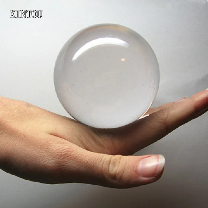 Фотография хрустальный шар 80 мм стеклянные мраморы Сферический волшебное