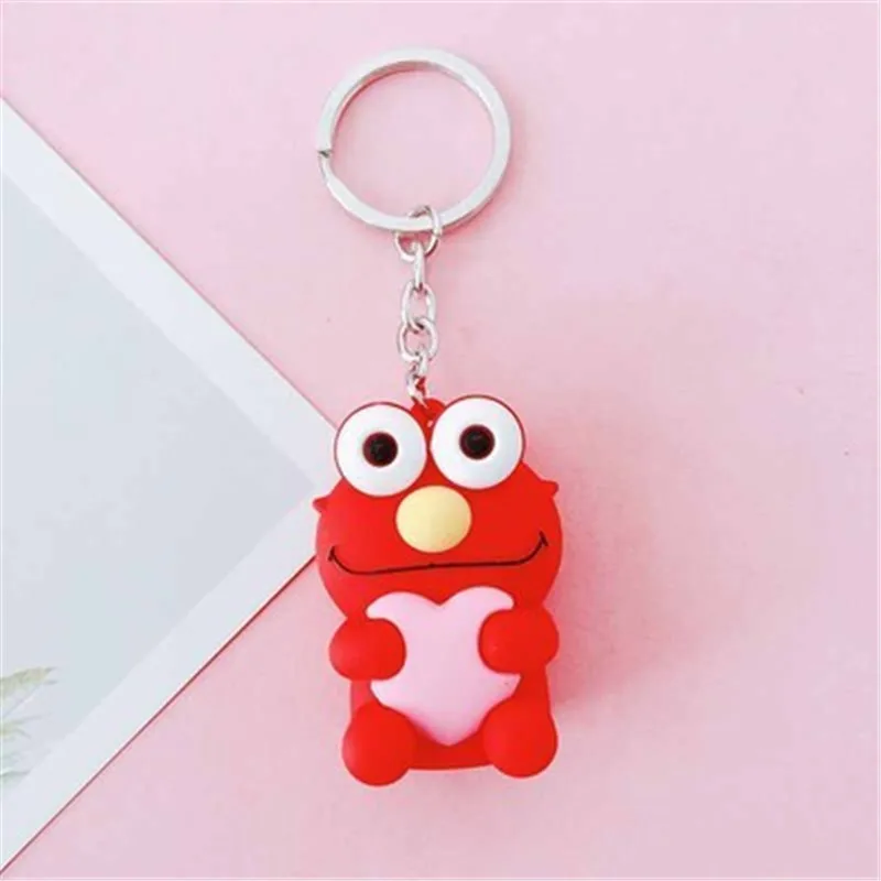 2019 корейский креативный Брелок Улица Сезам брелок для автомобиля с милой