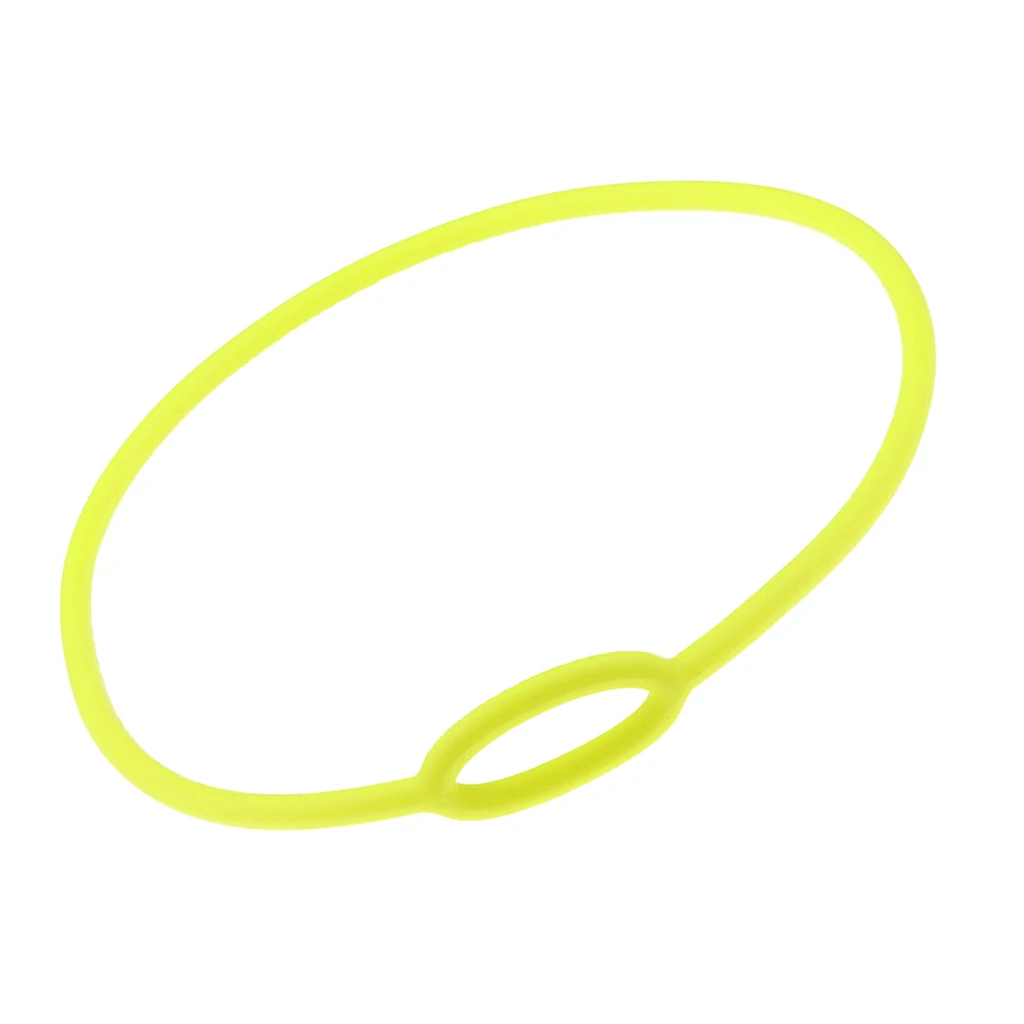 Гибкое Силиконовое ожерелье с регулятором для подводного плавания растяжка 65 см