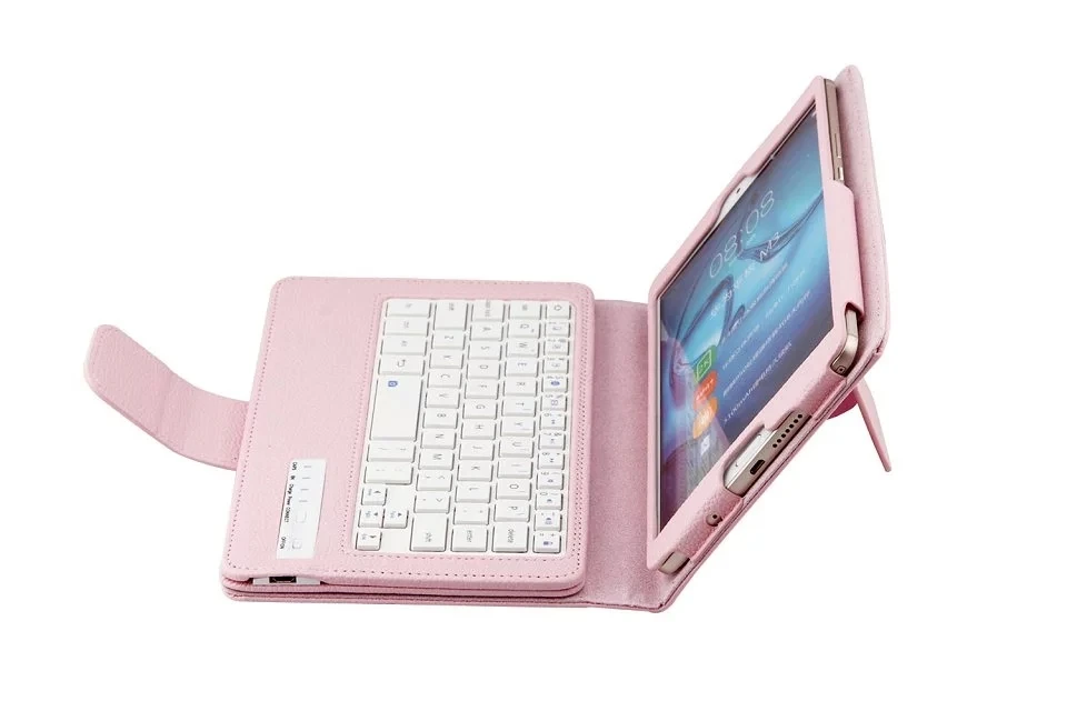 Съемная Беспроводная клавиатура Bluetooth 3 0 чехол книжка из искусственной кожи док