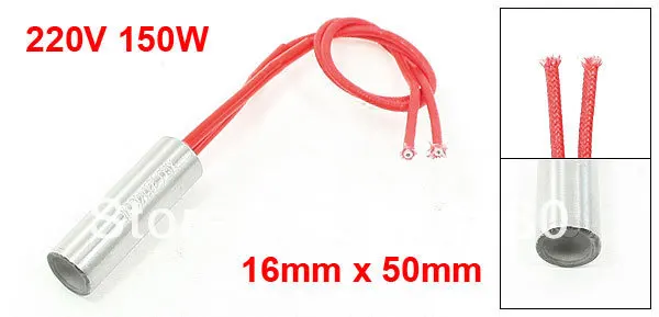 Нагревательная трубка из нержавеющей стали Нагреватель картриджей 220 В 150 Вт 16 мм