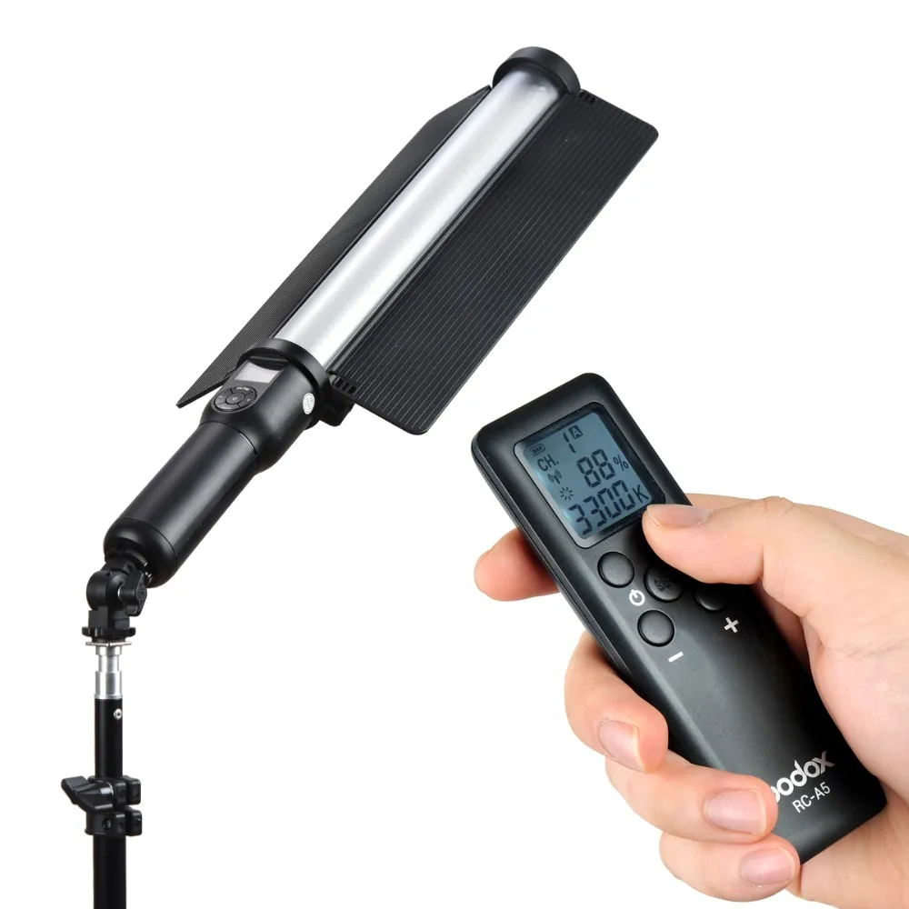 Godox LC500 3300K 5600K светодиодный светильник с регулируемой ручкой встроенный литиунм