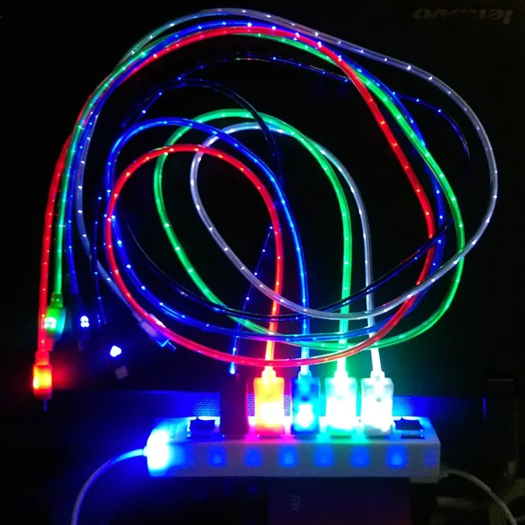 Светодиодный кабель Micro USB