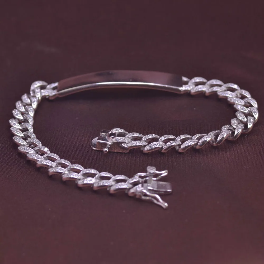 

Fully CZ Iced Out Hip Hop Miami Cuban Chain