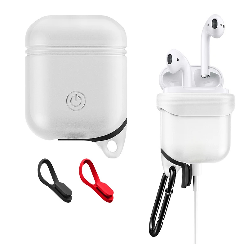 Новое поступление Силиконовая Защитная крышка чехол для гарнитура AirPods коробка